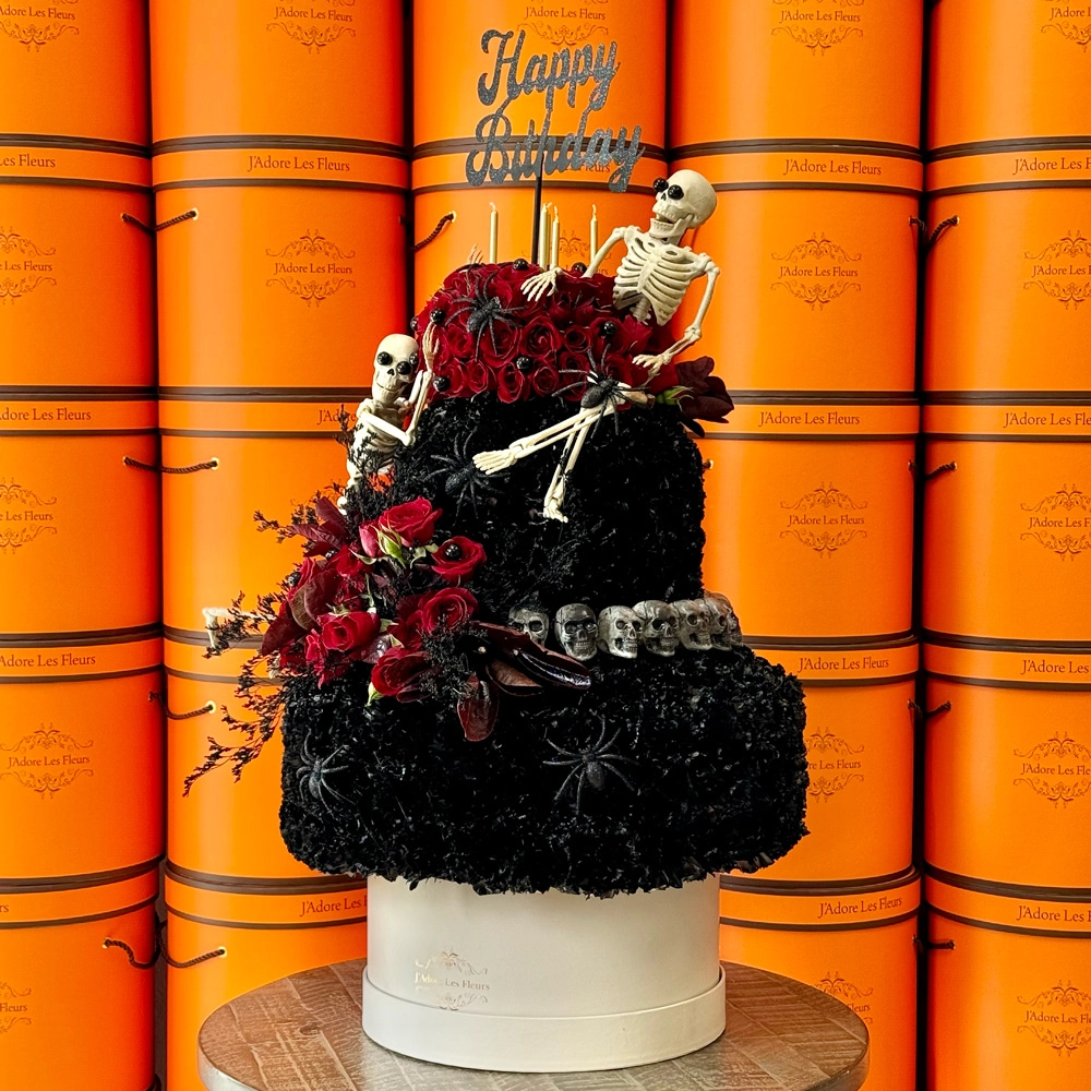 October Spooky Birthday Cake