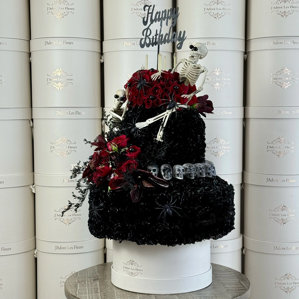October Spooky Birthday Cake
