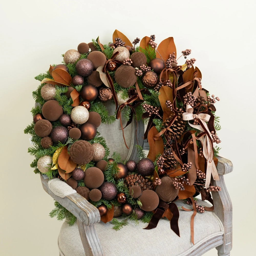 Midnight Mocha Wreath