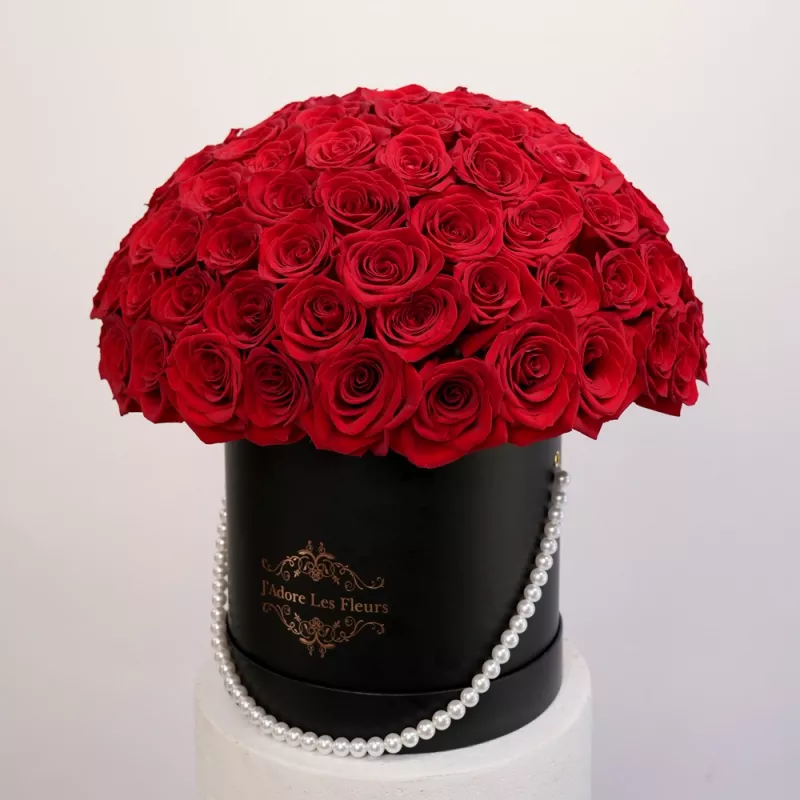 Jadore Signature Dome 100 Roses