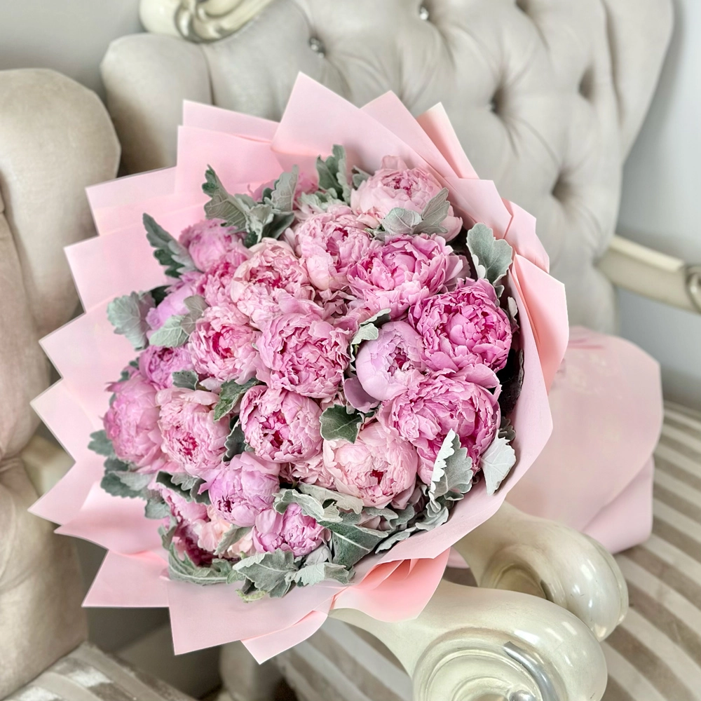 Extravagant Peony Box Medium - JLF Florist Extravagant Peony Box Medium - JLF Florist