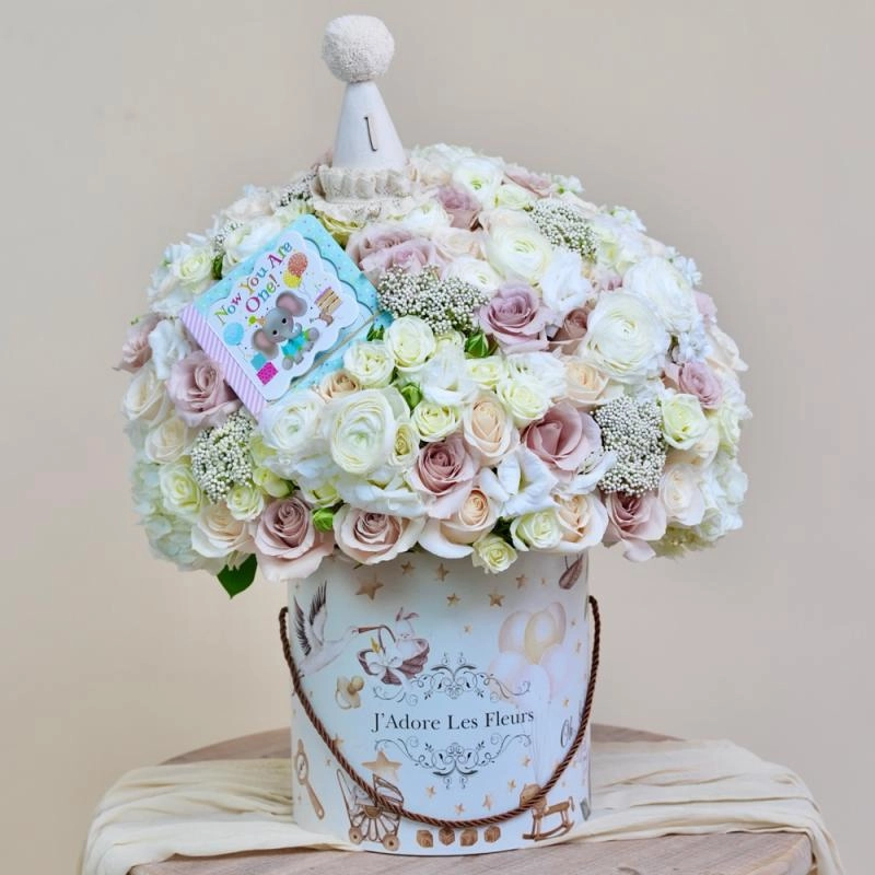 Jadore First Birthday Blooms