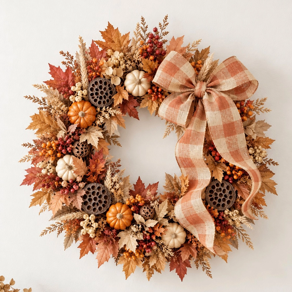 Custom Autumn Wreath