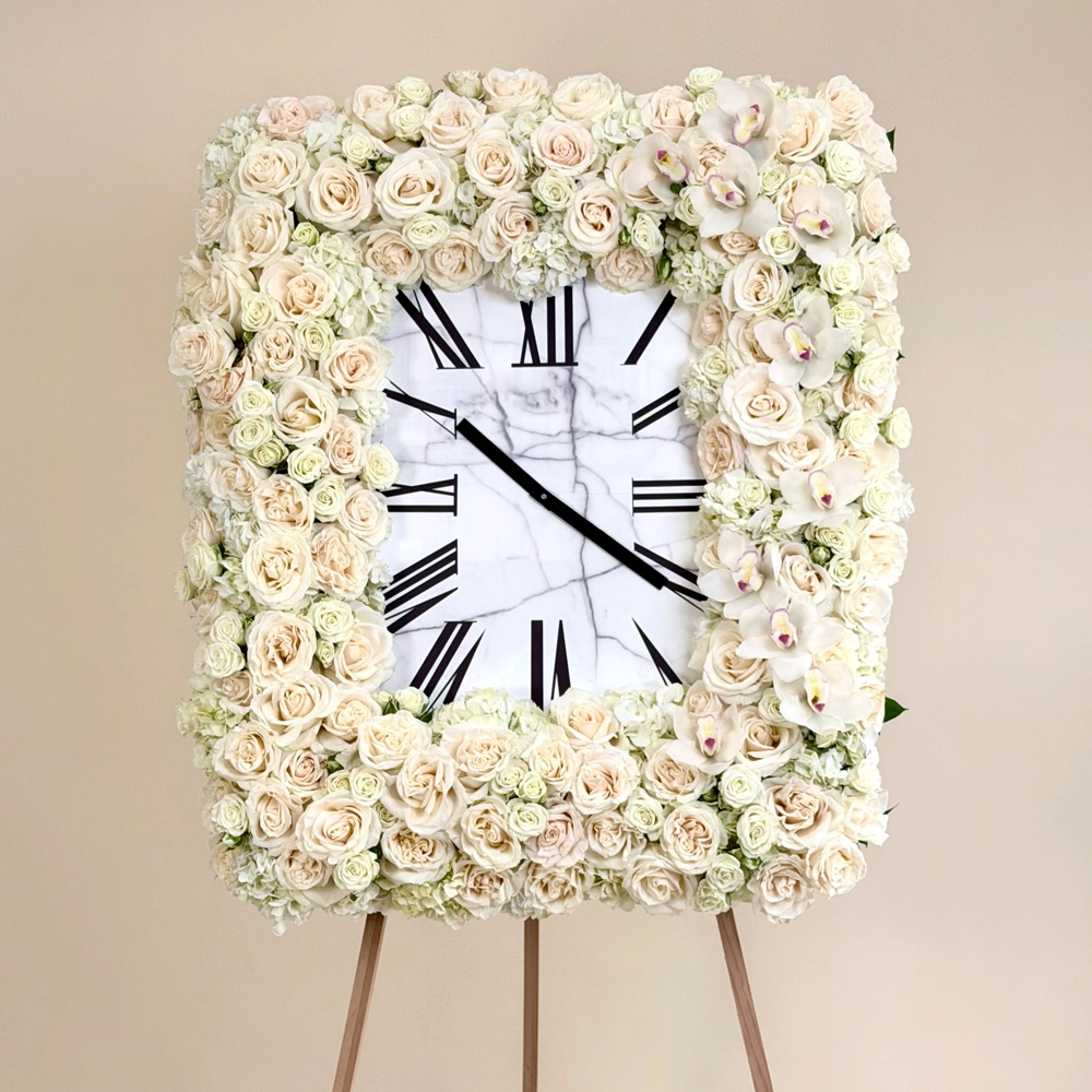 Forever in Our Hearts Sympathy Clock