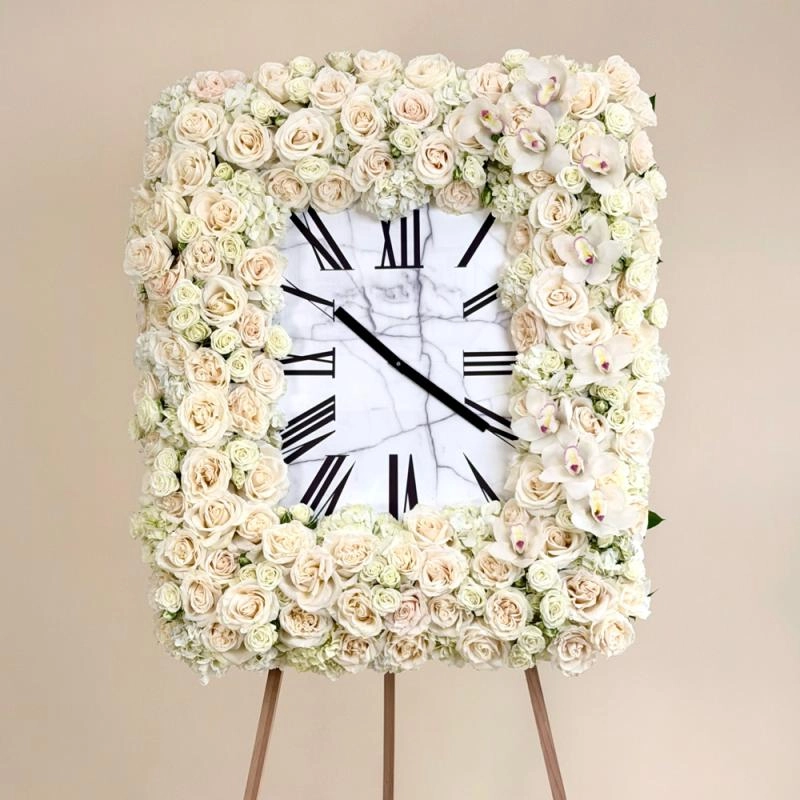 Jadore Forever in Our Hearts Sympathy Clock
